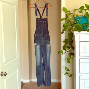 Stonewashed overalls